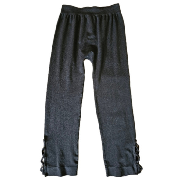Nikibiki Pants - NIKIBIKI Cross Split Hem Leggings O/S